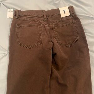 Boys size 7 gap brown jeans